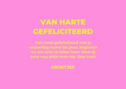 Grappige kaart met hippe oma roze en geel hoe je oud wordt 2