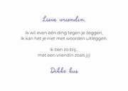 Grappige kaart met kussende hondjes 3