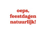 Grappige typografische kerstkaart fijne vreetdagen 2