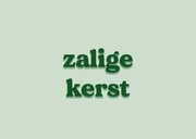 Grappige typografische kerstkaart gozer zalig kerstfeest 2