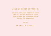 Grappige typografische nieuwjaarskaart tijd voor oliebollen 3