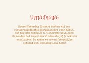 Grappige uitnodiging met beren die glazen limonade dragen 2