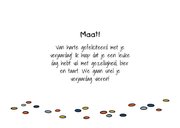 Grappige verjaardagskaart katjelam met bier en confetti 3