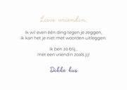 Grappige wenskaart met twee kussende boomer hondjes 3