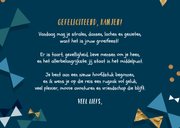 Groeifeest felicitatie confetti strikjes goud 3