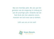 Groetjes uit Green Resorts Mooi Bemelen 3