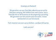 Groetjes uit Zeeland van de camping 3