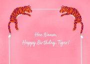 Happy Birthday tiger vrouw 2