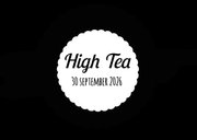 High Tea Uitnodiging Zwart Wit 2