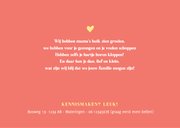 Hip geboortekaartje meisje met naam 2