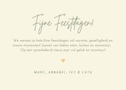 Hippe foto kerstkaart met namen & Merry X-mas 3