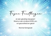 Hippe kerstkaart met foto in kerstbal 3