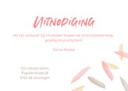 Housewarming uitnodiging verfletters 3