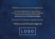 ICT Kerstkaart met binaire code en jaartal 3