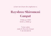 Indiaas geboortekaartje met schattige olifantjes 3