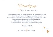 Jubileumfeest uitnodiging geometrisch goud stijlvol foto 3