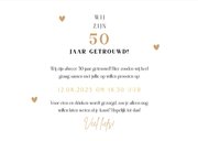 Jubileumkaart 50 jaar getrouwd Proost! Met oude man en vrouw 3