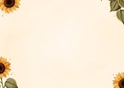 Jubileumkaart aanpasbaar met zonnebloemen Achterkant