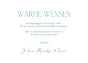 Kerst fotokaart met schattige baby pinguïn hartje 3