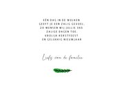 kerstfamilie op de tandem met 4 foto's 3