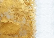 Kerstkaart 2026 in goud met kerstboom label Achterkant