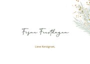 Kerstkaart 2026 kerstbal met foto 3