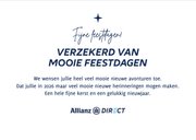 Kerstkaart Allianz Direct kerstdorp en arrenslee 3