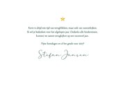 Kerstkaart 'Bedankt' dennentakjes en quotes 3
