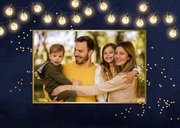 Kerstkaart bedankt prettige feestdagen confetti 2