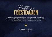 Kerstkaart bedankt prettige feestdagen confetti 3