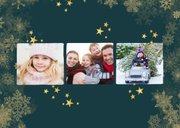 Kerstkaart eigen foto's 'Warm wishes' 2