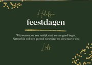 Kerstkaart foto goud confetti hartje fijne kerstdagen 2027 3