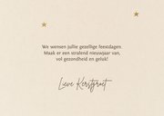Kerstkaart foto met 2027 in goud 3