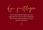 Kerstkaart foto's sterren goud fijne feestdagen fotocollage 3