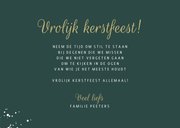 Kerstkaart fotokaart goud typografie kerst sterren 3