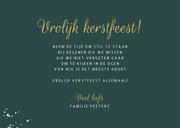 Kerstkaart fotokaart goud typografie kerst sterren 3