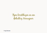 Kerstkaart gezellig kerstdiner 2