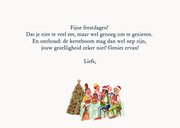 Kerstkaart gezellig kerstdiner 3
