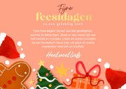 Kerstkaart gingerbread en zuurstokken 3