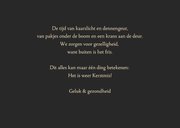 Kerstkaart gouden kerstballen 2026 colors 3