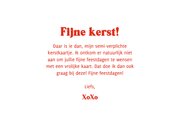 Kerstkaart grappig typografie mijn verplichte kerstkaart 3