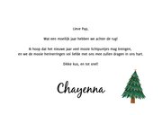 Kerstkaart - hart onder de riem kerstman met foto 3