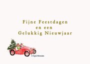 Kerstkaart in de oldtimer 3