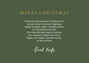 Kerstkaart liefdevol joy grafisch goud merry christmas 3
