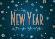 Kerstkaart merry thanks mas happy new year 3