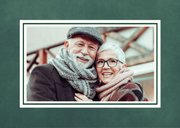 Kerstkaart met eigen mooie foto kersttakjes en hulst 2