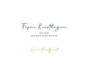 Kerstkaart met foto en gouden accenten 3