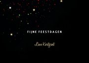 Kerstkaart met foto en gouden 'Merry Christmas' 3