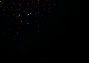 Kerstkaart met foto en in goud 'Merry Christmas' Achterkant