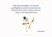 Kerstkaart samen een sneeuwpop maken 3